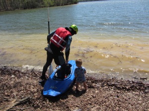Vitaliy wanted to practice kayak flipping--he's fairly good at it
